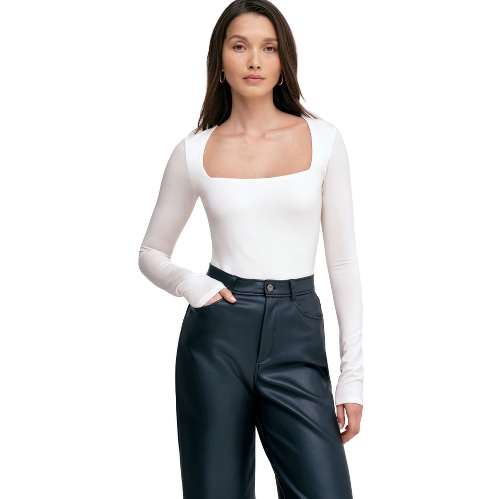 NWT Marcella NYC Yvonne Square Neck Top -  Medium